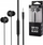 Kufje in ear Sencor SEP 172 VCM, me mikrofon, 3.5 mm, të zeza