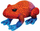 Lodër pelushi Beppe Red Frog, 13cm, e kuqe