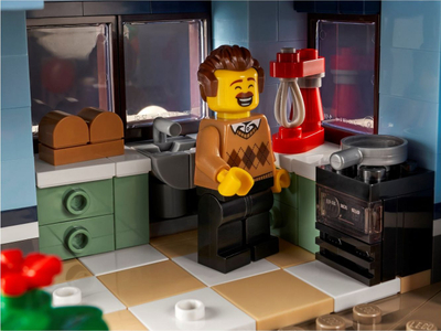 Set ndërtimi LEGO Creator Expert Santa's Visit 10293, 1445 copa, fshat dimëror, shumëngjyrësh