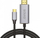 Kabllo USB Savio USB C në HDMI, 2 m, 4K, e zezë argjend
