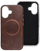 Mbulesë telefoni OEM GENTLEMAN MAG COVER për iPhone 11, rrin në rregull me MagSafe, ngjyrë kafe