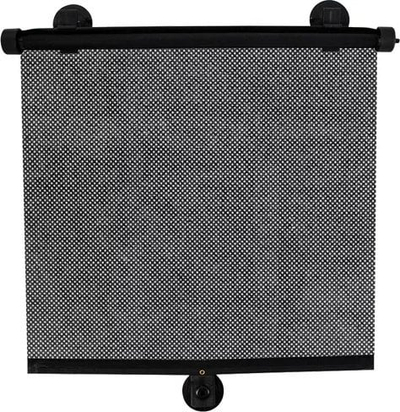 Ролетни за сонце за автомобил Car Roller Blind 23497, сет со 2 парчиња, универзално монтирање, црна