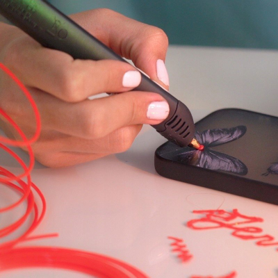 Stilolaps 3D 3Doodler FLOW, majë 2.2 mm, i zi