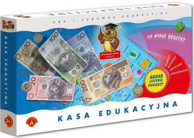 Lodër edukative Alexander Cash Register 0427, kasa me para, për fëmijë 7+