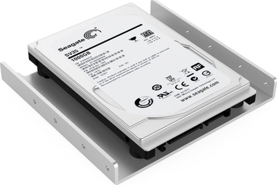 Kllapë për me montu disk 2.5", metal, për kasa desktop, ngjyrë e zezë