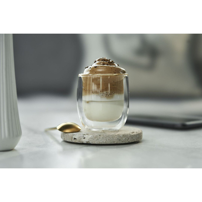 Set gotash espresso Zwilling Sorrento, 2 copë, qelq borosilikat, transparent