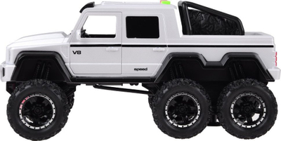 Makina lodër off-road ZA4369, 6 rrota, me drita dhe zë, e bardhë