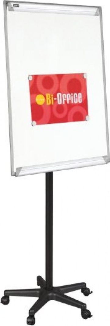 Tabelë flipchart me këmbë Bi-Office, 70 x 102 cm, e bardhë
