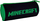 Kuti lapsash Minecraft Round Pencil Case, cilindër, me një ndarje, e zezë me jeshile