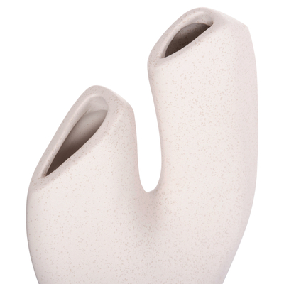 Dekor tavoline qeramike Arken 20,5x8x26Hcm (HM4619.01), bardhë