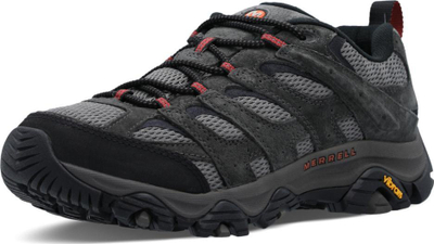 Këpucë malore Merrell Moab 3, burra, Vibram, gri e errët