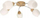 Lampadar tavani Spot Light Santa 8551574, 5xE27, IP20, e bardhë