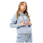 Bluzë me kapuç Hype Grey Drawcord Women, pambuk, gri