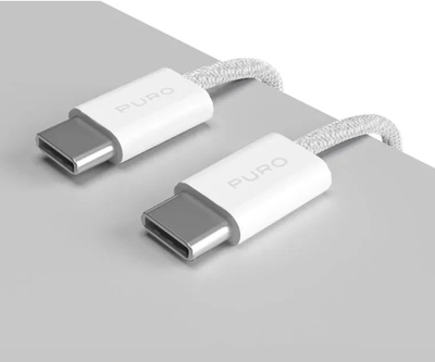 Kабел USB-C Puro FABRIK 2.0, 1.5 m, бел