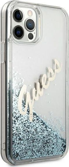 Mbrojtëse Guess GUHCP12LGLVSBL për iPhone 12 Pro Max, e kaltër