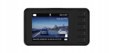 Kamerë veture Navitel R260 NV, Full HD 60fps, microSD deri 256GB, e zezë