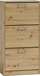 Kabinet këpucësh Paula Artisan Oak, 3 dyer, dru natyral