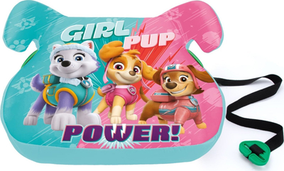 Ndenjëse makine Paw Patrol I-Size, booster 125-150 cm, rozë edhe mente