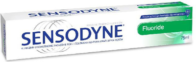 Pastë për dhëmbë Sensodyne Fluoride, 75ml, e bardhë