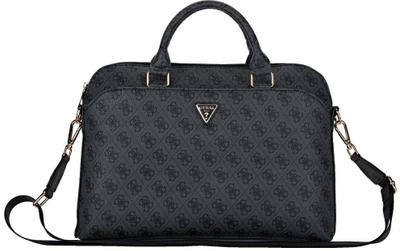 Торба за лаптоп Guess GUCB15P4DPTK, 15\", со џеб со патент, црна