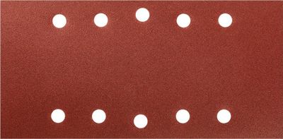 Letër zmerile Graphite me Velcro, 115 x 230 mm, K180, me vrima, 5 copë