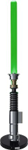 Dekor tavoline Ukon!c Star Wars Luke Skywalker Lightsaber, dritë ambienti, jeshile