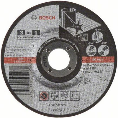 Disk prerës Bosch 3in1 A 46 S BF 2.5 x 125mm