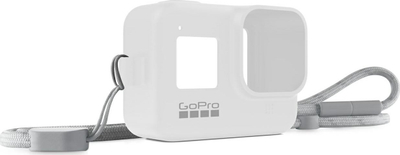 Këllëf me rrip GoPro Sleeve + Lanyard, për HERO8 Black, e bardhë