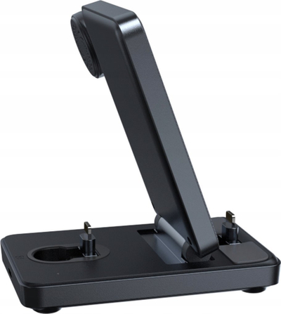 Stacion karikimi 4 në 1 Joyroom JR-WQS02, palosshëm, me USB, i zi