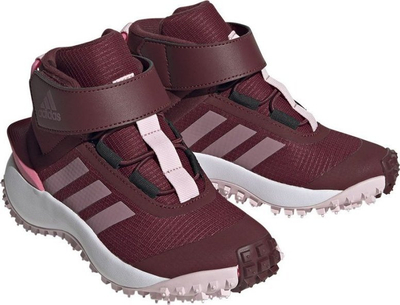 Atlete jashtë për kalamaj Adidas FortaTrail IG7267, mbyllje me rrip, bordo rozë
