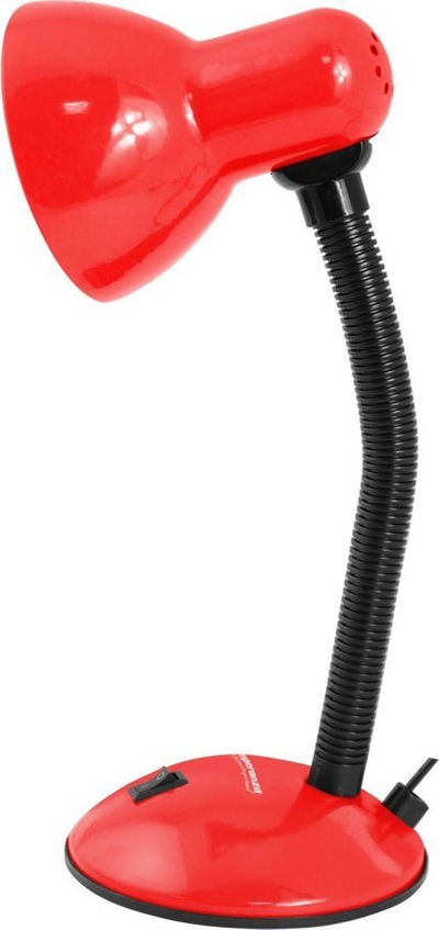 Lampë tavoline Esperanza ELD107R, krah fleksibël, E27 12W, e kuqe