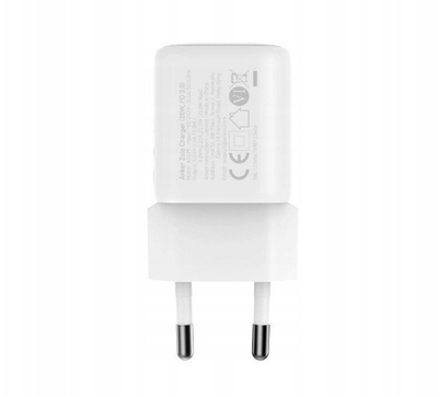 Karikues USB Anker 20W, 1x USB C, i bardhë