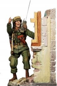 Figurinë metalike Scale75 82nd Airborne Holland 1944, 75mm, për me lyer, jeshile