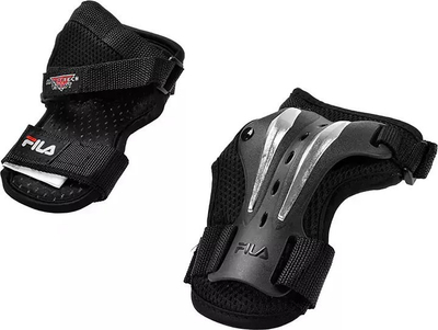 Set mbrojtës për patina Fila FS Pads Multitech Gear, 3 pjesë, masa M, i zi