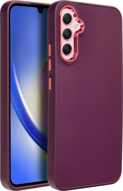 Mbulesë telefoni FRAME për Samsung Galaxy A34 5G, TPU PU, lejla