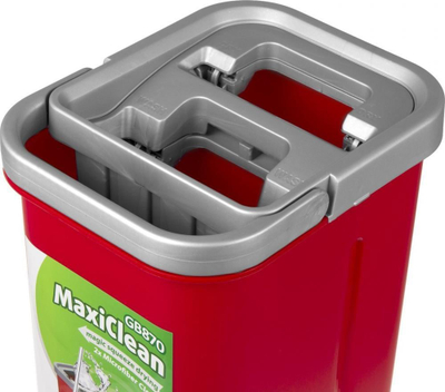 Set mop për dysheme GreenBlue MaxiClean GB870, 5.7L, kovë me shtrydhje, gri