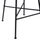 Tabure bar Gavin HM5706, metal, wicker, bezhë e zezë