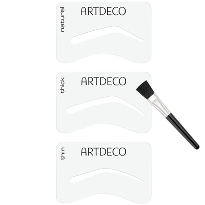 Set brushë + forma për vetulla Artdeco