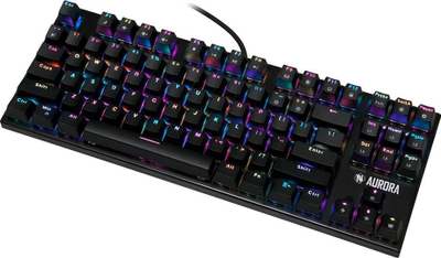 Тастатура iBOX Aurora K-2R, Blue Switch, RGB, црна