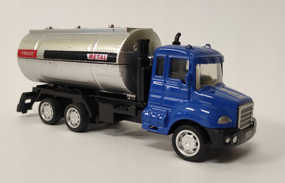 Kamion lodër policie Blind Man's Buff Truck, metal, model cistërnë, blu