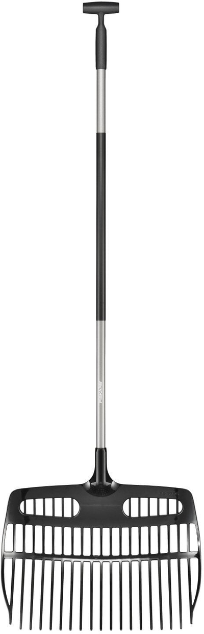 Лопата за градина Fiskars Ergonomic Bucket Rake, поликарбонат, алуминиумска рачка