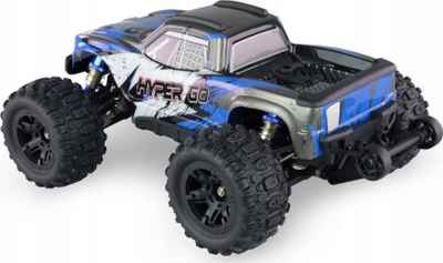 Makinë me telekomandë Amewi HyperGo Monster Truck, shkallë 1:16, bateri Li-Po 1050mAh, blu