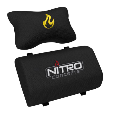 Karrige gaming Nitro Concepts S300, ergonomike, e zezë me të verdhë