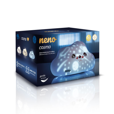 Lampë nate Neno Cosmo Night Lamp, 3 nivele ndriçimi, dritë me prekje, e bardhë