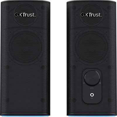 Altoparlantë kompjuteri Trust GXT 612 Cetic, 2.0, me brez të thellë basi, të zinj