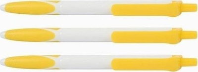 Stilolaps FANDY Line F-411, 0.7mm, bojë blu, trup i verdhë, 50 copë