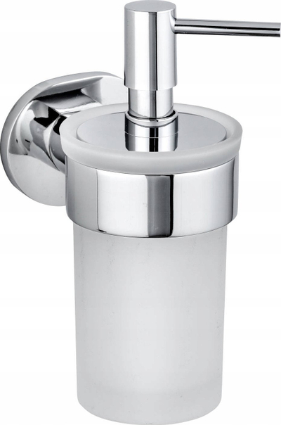 Dozator sapuni WENKO Maribor, 150 ml, për mur, ngjyrë argjendtë