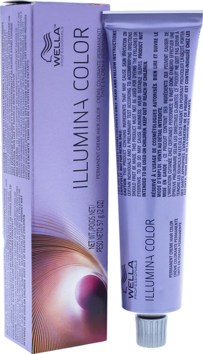 Bojë flokësh Wella Illumina, e përhershme, profesionale, 60ml