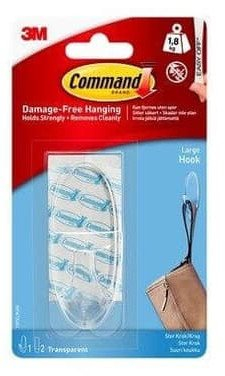 Grep muri 3M Command i madh, transparent, 1.8 kg