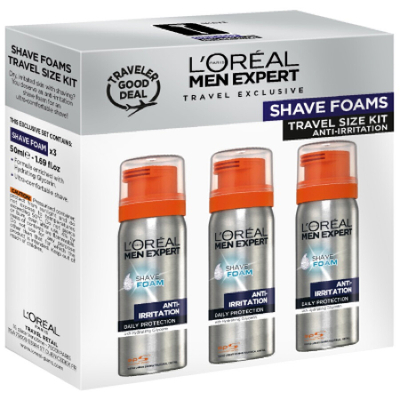 Set shkumë për rrojë L'Oreal Men Expert Trio Mini, 3x50ml